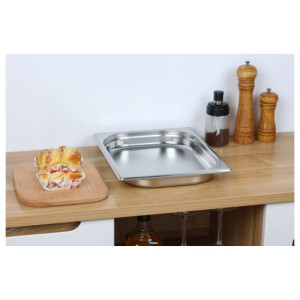 Bac Gastro GN 2/3 Inox — 40 mm, 3 L, Indaplovė