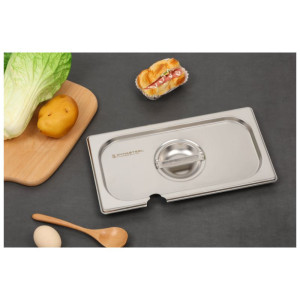 GN 1/3 dangtis Dynasteel iš nerūdijančio plieno, skirtas profesionaliam maitinimui