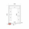 Kit Rayonnage Chambre Froide 1800x2700 TEFCOLD - Organisation optimale