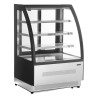 Vitrina šaldytuvas prekystalis 2 durys juoda - 158 L | TEFCOLD