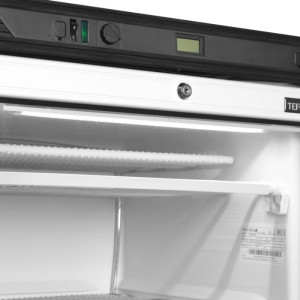 Šaldiklio vitrina atidaroma į kairę - 270 L TEFCOLD: stiklinės durys, LED apšvietimas, talpa 270 L