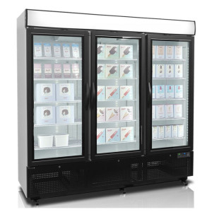 Vitrine Congélateur 1657 L TEFCOLD - 3 Portes Vitrées - Blanc