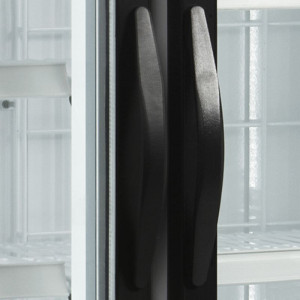 Vitrina Vertikalus Šaldiklis Baltas - 2 Stiklinės Durys - 930 L TEFCOLD | Fourniresto
