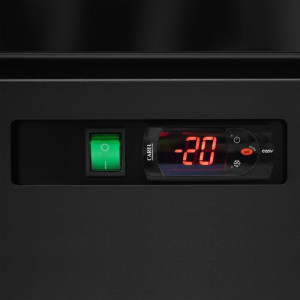Juodas šaldiklio vitrinas - 3 stiklinės durys - 1090 L | TEFCOLD Atom Maxi