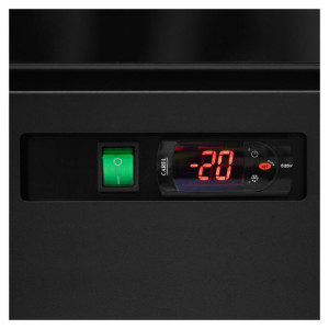 Vitrina Šaldiklis Vertikalus Juodas - 702 L | TEFCOLD | Idealu profesionaliam maitinimui | Energijos taupymas, stiklinės durys