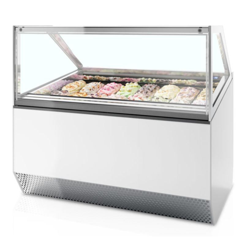 Vitrine à Glace Ventilé avec Façade Droite - TEFCOLD MILLENNIUM ST16 | Fourniresto Vitrine à Glace Ventilé avec Façade Droite - TEFCOLD MILLENNIUM ST16 | Fourniresto
