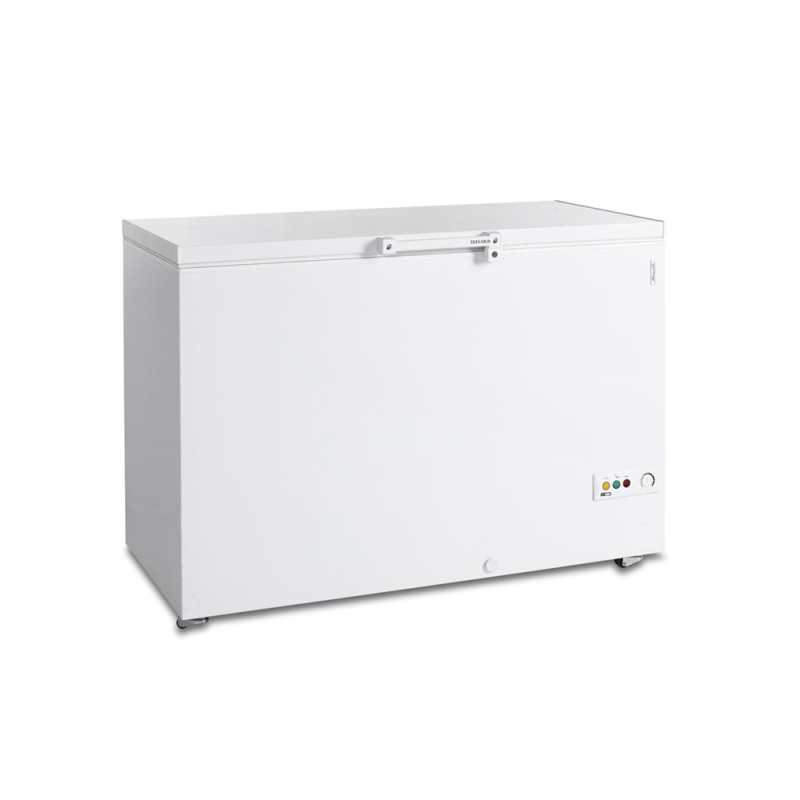 Congélateur Coffre à Glace TEFCOLD - Blanc 377L : qualité et praticité pour professionnels Congélateur Coffre à Glace TEFCOLD - Blanc 377L : qualité et praticité pour professionnels