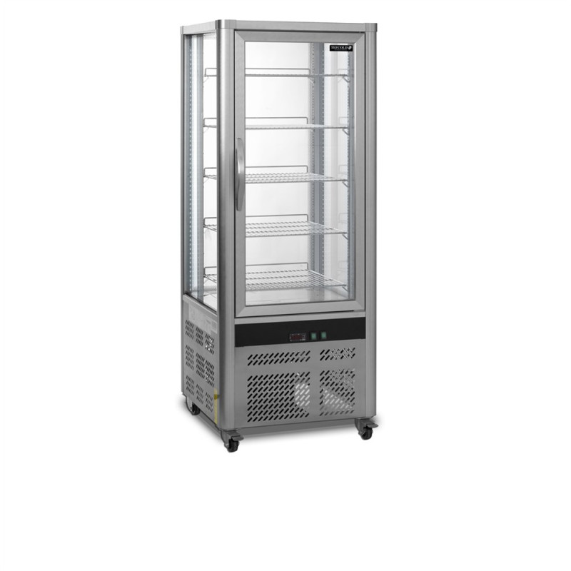 TEFCOLD Refrigerated Glass Cabinet - 425 L: Elegant design and optimal performance TEFCOLD Refrigerated Glass Cabinet - 425 L: Elegant design and optimal performance