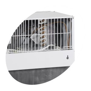 Mini šaldymo spinta TEFCOLD - Stiklinės durys LED