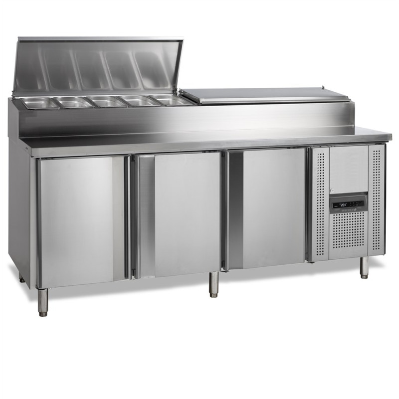 TEFCOLD Refrigerated Preparation Table 10 GN 1/3 - Professional Kitchen Equipment TEFCOLD Refrigerated Preparation Table 10 GN 1/3 - Professional Kitchen Equipment