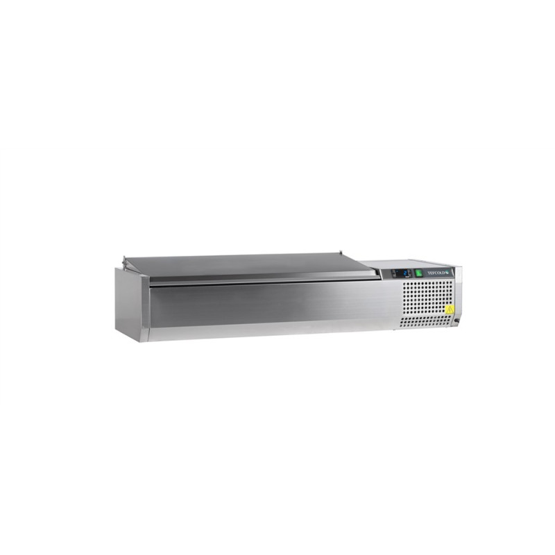 Saladette Inox TEFCOLD - Statinis - 5 GN 1/4 Saladette Inox TEFCOLD - Statinis - 5 GN 1/4