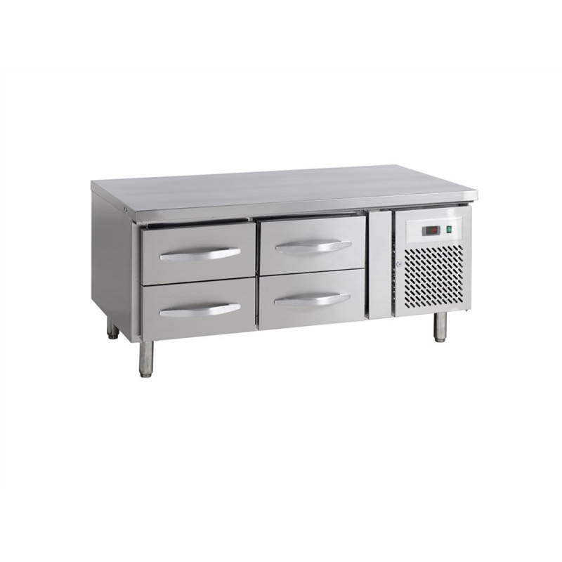 Positive Refrigerated Table GN 1/1 - 170 L - 4 Drawers TEFCOLD UC5240 Positive Refrigerated Table GN 1/1 - 170 L - 4 Drawers TEFCOLD UC5240
