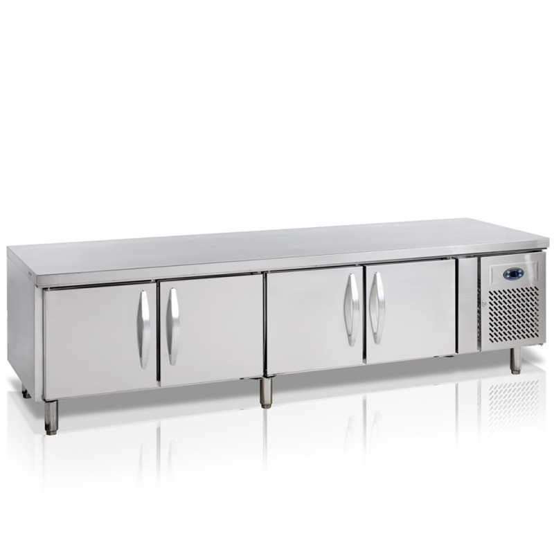 Table Réfrigérée Positive TEFCOLD GN 1/1 - 350 L - 4 Portes, Design & Robuste Table Réfrigérée Positive TEFCOLD GN 1/1 - 350 L - 4 Portes, Design & Robuste
