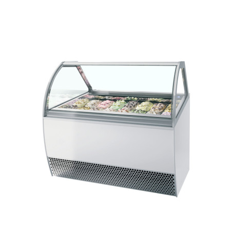Vitrine su ventiliatoriumi - Išgaubtas fasadas - TEFCOLD
