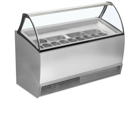 Vitrina su ventiliuojamu šaldymu 13x5L TEFCOLD Bermuda RV13 - Vienoda temperatūra, šildomas stiklas, LED apšvietimas, saugojimas