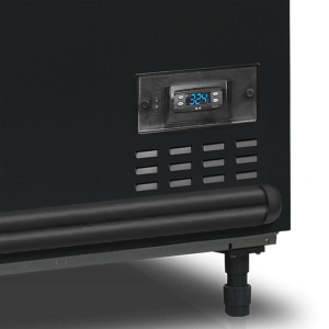 Réfrigérateur Congélateur Couvercle Vitré Incurvé - Noir - 584 L - TEFCOLD