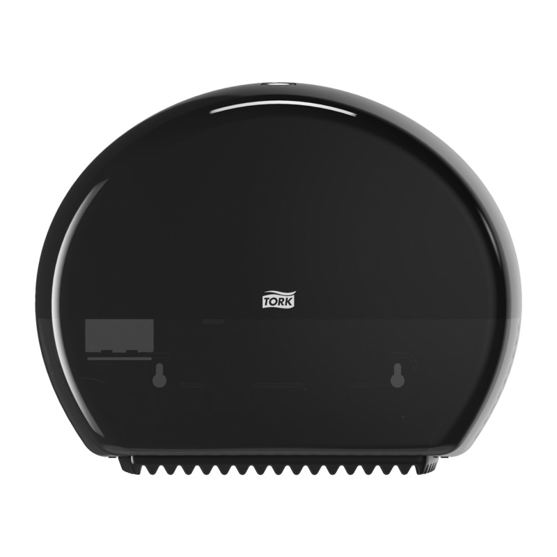 Toilet Paper Dispenser Mini Jumbo Black Tork - Economy and Hygiene Toilet Paper Dispenser Mini Jumbo Black Tork - Economy and Hygiene