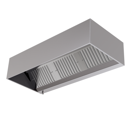 Kubinis 1100 kubinių metrų ištraukimo ventiliatorius su LED apšvietimu - Dynasteel - 1800 mm