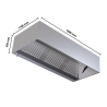 Kubinis 1100 kubinių metrų ištraukimo ventiliatorius su LED apšvietimu - Dynasteel - 1800 mm
