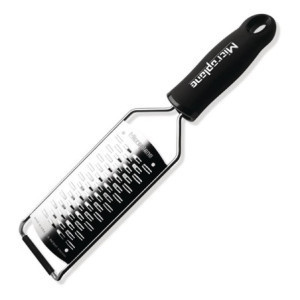 Trintuvas su dvigubai aštriu juosmeniu juodas | Microplane Gourmet