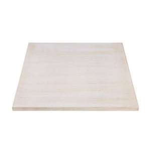 Plateau de Table Carré Pré-percé Vintage Blanc 700 mm Bolero - Aukštos kokybės vytelių mediena
