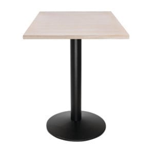 Plateau de Table Carré Pré-percé Vintage Blanc 700 mm Bolero - Aukštos kokybės vytelių mediena