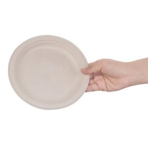 Ovalios kompostuojami bagažo lėkštės 316 mm - 50 vnt., Greitas pristatymas, Aukšta kokybė
