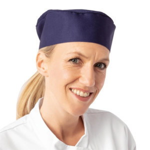 Calot de Cuisine Bleu Whites Chefs Clothing A204 - Komfortas ir stilius Išsiskirkite virtuvėje!