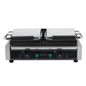 Grill Panini Double - Gofruotos Plokštės - Dynasteel