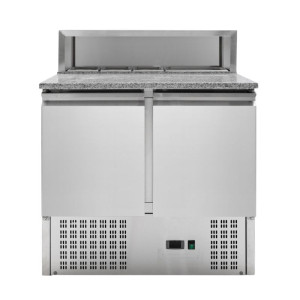 Šaldomas picos baldas - 2 durys - 5 GN 1/6 indai - Dynasteel