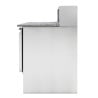 Refrigerated Pizza Counter - 2 Doors - 5 GN 1/6 Pans - Dynasteel
