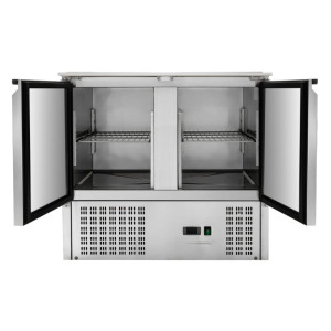 Saladette Compacte 2 Durys - Su Stumdomu Dangčiu - Dynasteel