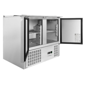 Saladette Compacte 2 Durys - Su Stumdomu Dangčiu - Dynasteel