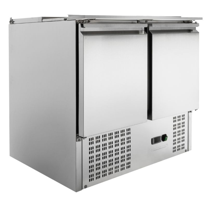 Saladette Compacte 2 Durys - Su Stumdomu Dangčiu - Dynasteel