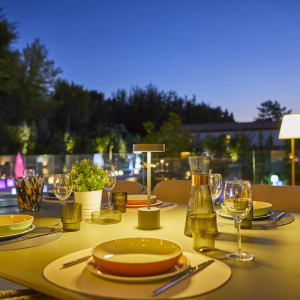 Lampe de Table Touch Aluminium - Roby Šviesiai Pilka - Lumisky