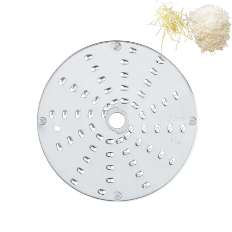 Robot-Coupe Grater Discs For R101XL / R201XL / R211XL / R301 / R301 Ultra / R 401 / CL20 / R402 / R402 VV. Robot-Coupe Grater Discs For R101XL / R201XL / R211XL / R301 / R301 Ultra / R 401 / CL20 / R402 / R402 VV.