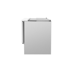 Saladette Compacte - 2 Stiklinės Durys su Atidaromu Stogu - Dynasteel