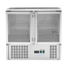 Saladette Compacte - 2 Stiklinės Durys su Atidaromu Stogu - Dynasteel