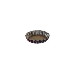 Apvali gofruota nelipni tartaletės forma - Ø120 mm
