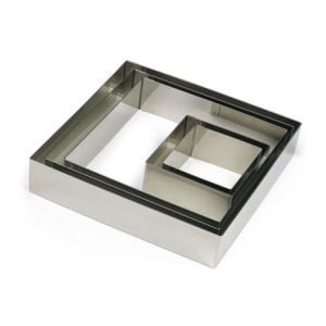 Moule Carré Inox 160 x 160 mm Gobel - Profesionali kokybė