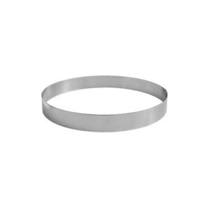 Perforuotas nerūdijančio plieno pyrago žiedas Ø 80 mm H 35 mm - Gobel markė