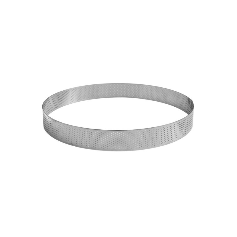Cercle à Tarte Perforé Inox - Ø220mm H35mm Gobel Cercle à Tarte Perforé Inox - Ø220mm H35mm Gobel