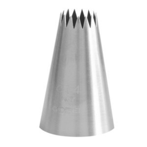 15 dantų nerūdijančio plieno mažų pyragėlių formelė Ø 14 mm Gobel
