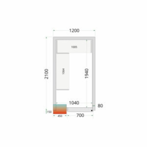 Šaldymo kameros plokštės TEFCOLD - Izoliacija 80 mm