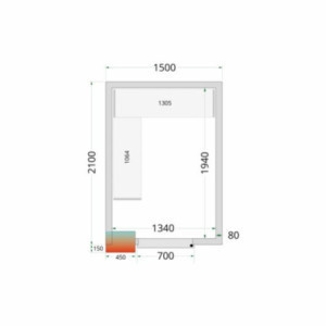 Šaldymo kameros skydas TEFCOLD 1500x2100 mm - Optimali izoliacija efektyviam išsaugojimui