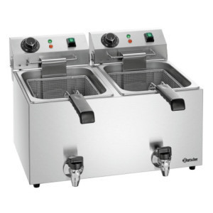 Friteuse SNACK IV Plus Bartscher | Dviguba talpa, 190°C optimalus
