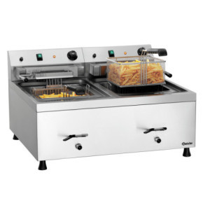 Friteuzė 12L-20 Bartscher | Profesionalus nerūdijančio plieno friteuzė