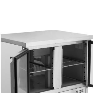 Teigiamai šaldomas stalas GN 1/1 - 2 durys - Dynasteel