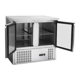Teigiama šaldymo lentelė GN 1/1 - 2 durys - Dynasteel
