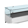 Saladette Šaldytuvas su Stiklu GN 1/3 ir 1/2 - Dynasteel Efektyvus